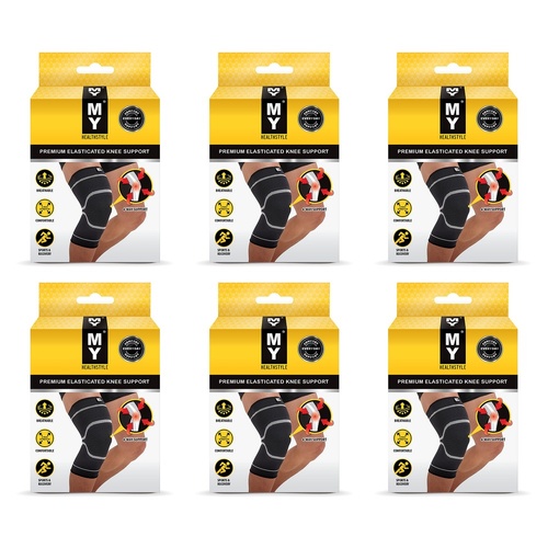 MY Premium Elasticated Knee Support Small Pack of 6
