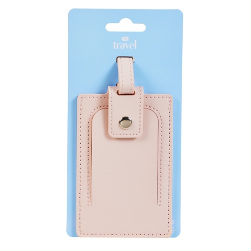 Pharmacy Health Luggage Tag Pink