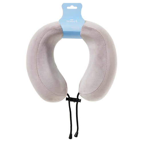 Pharmacy Health Memory Foam Neck Pillow Grey