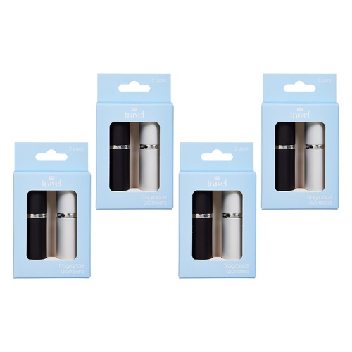Pharmacy Health Fragrance Atomisers 2 Pack Bundle of 4