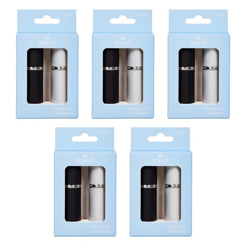 Pharmacy Health Fragrance Atomisers 2 Pack Bundle of 5