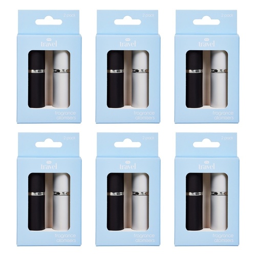 Pharmacy Health Fragrance Atomisers 2 Pack Bundle of 6