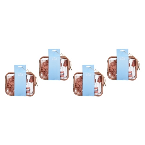 Pharmacy Health Cosmetic Travel Bag Set 6 Piece Set Pack of 4