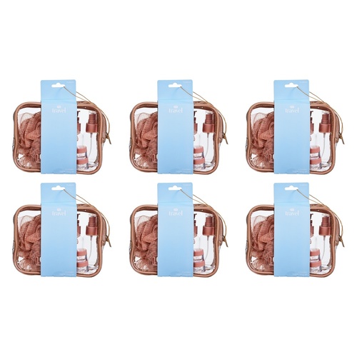 Pharmacy Health Cosmetic Travel Bag Set 6 Piece Set Pack of 6