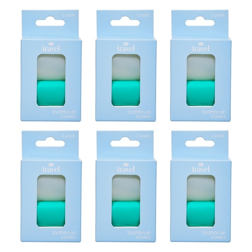 Pharmacy Health Toothbrush Covers 2 Pack Bundle of 6