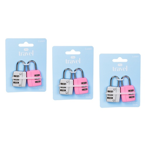 Pharmacy Health Combo Lock 2 Pack Bundle of 3