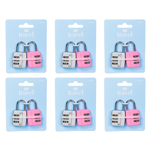 Pharmacy Health Combo Lock 2 Pack Bundle of 6