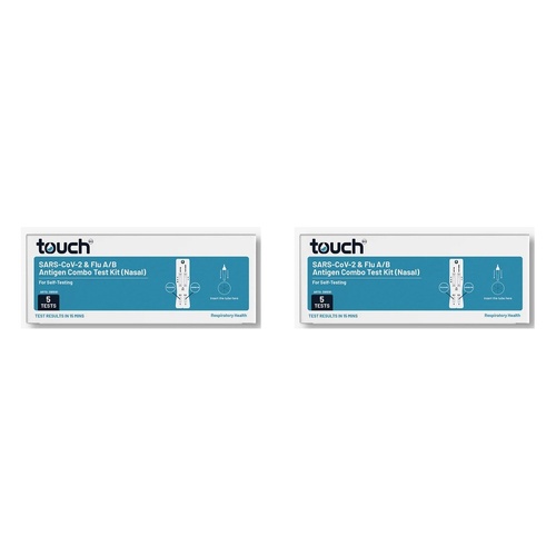 TouchBio A/B + COVID-19 Combo Tests 5 Pack Bundle of 2
