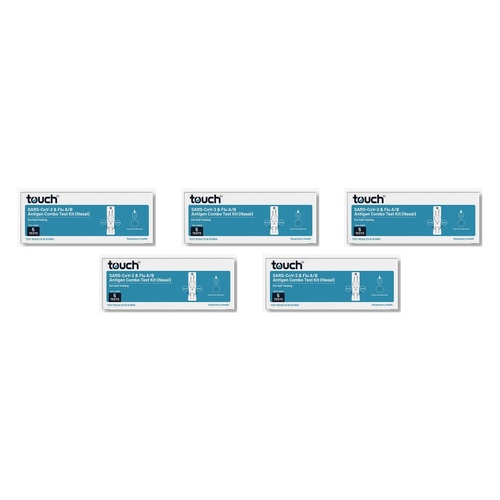 TouchBio A/B + COVID-19 Combo Tests 5 Pack Bundle of 5