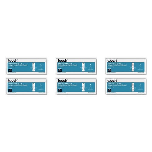 TouchBio A/B + COVID-19 Combo Tests 5 Pack Bundle of 6