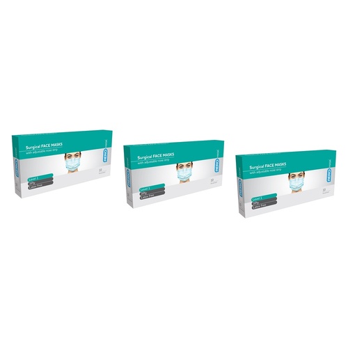 Aero Level 2 Surgical Mask 10 Pack Bundle of 3