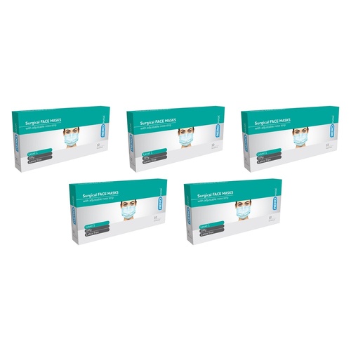 Aero Level 2 Surgical Mask 10 Pack Bundle of 5