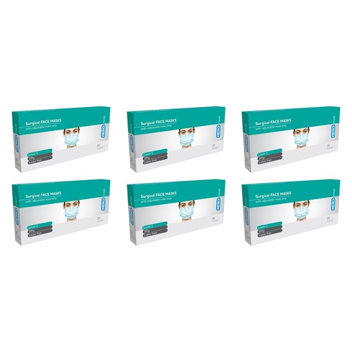 Aero Level 2 Surgical Mask 10 Pack Bundle of 6