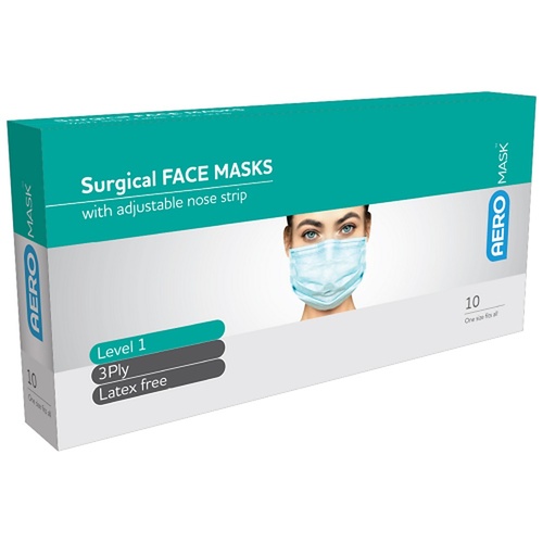 Aero Level 2 Surgical Mask 10 Pack