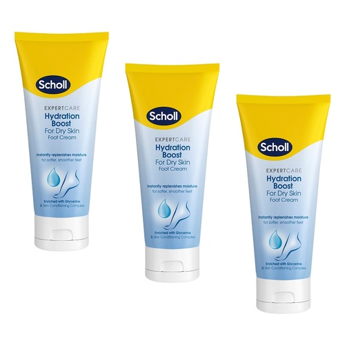 Scholl Expertcare Hydration Boost Foot Cream 75mL Pack of 3