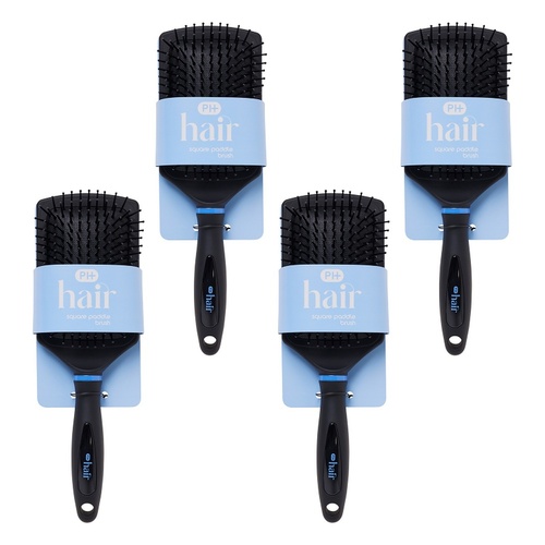 Pharmacy Health Square Paddle Brush Pack of 4