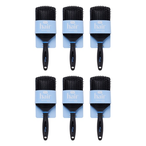 Pharmacy Health Square Paddle Brush Pack of 6
