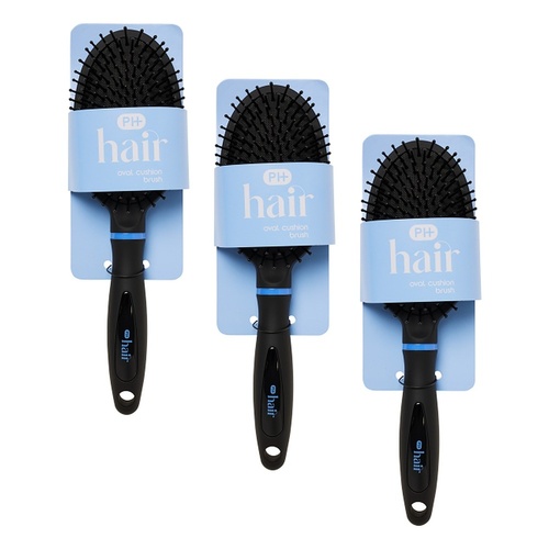 Pharmacy Health Oval Cushion Brush Pack of 3