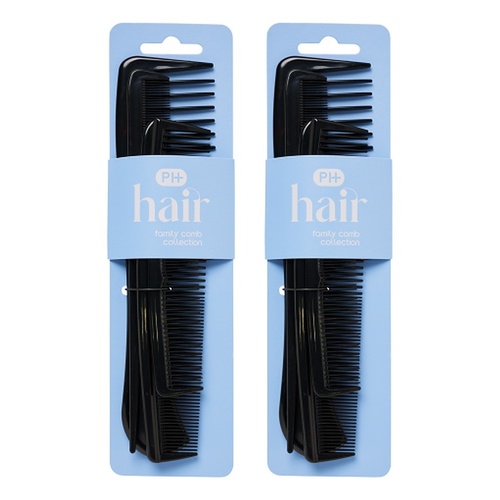 Pharmacy Health Family Comb Selection 4 Pack Bundle of 2