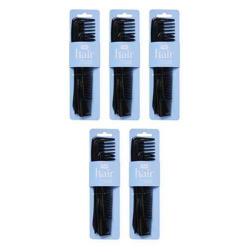 Pharmacy Health Family Comb Selection 4 Pack Bundle of 5