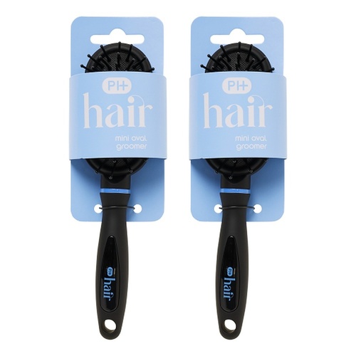 Pharmacy Health Mini Oval Groomer Brush Pack of 2
