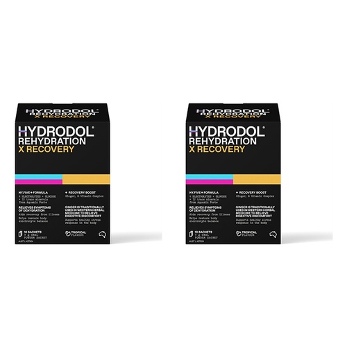 Hydrodol Rehydration Recovery Powder 10 Sachets Pack of 2