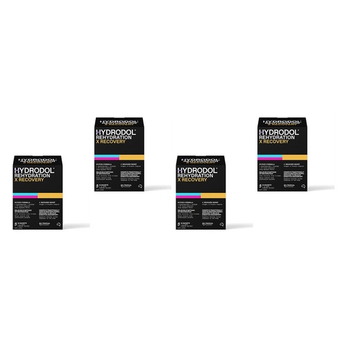 Hydrodol Rehydration Recovery Powder 10 Sachets Pack of 4