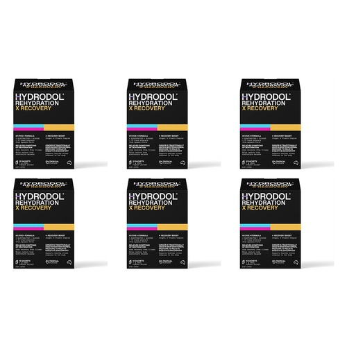 Hydrodol Rehydration Recovery Powder 10 Sachets Pack of 6