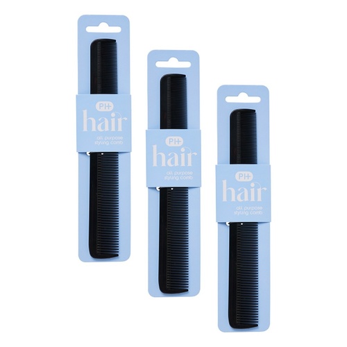 Pharmacy Health All Purpose Styling Comb Pack of 3