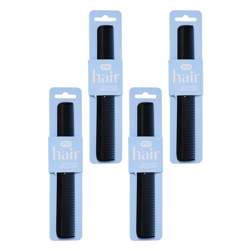 Pharmacy Health All Purpose Styling Comb Pack of 4