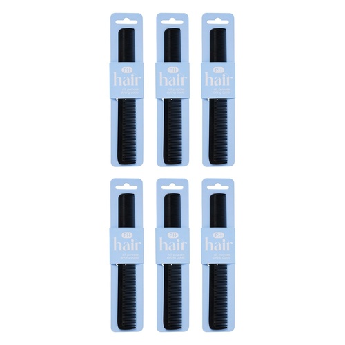 Pharmacy Health All Purpose Styling Comb Pack of 6