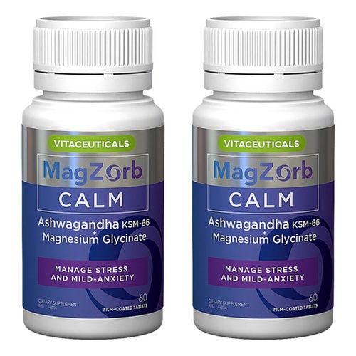 Vitaceuticals MagZorb Calm 60 Tablets Pack of 2