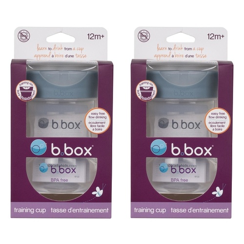 B.Box Training Cup Blue 240mL Pack of 2