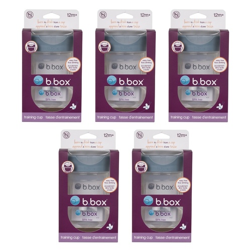 B.Box Training Cup Blue 240mL Pack of 5