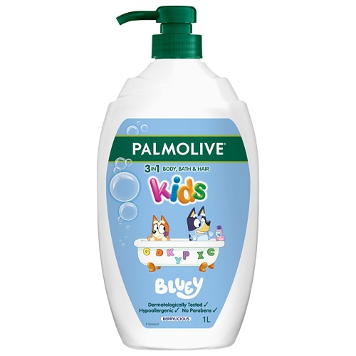 Palmolive Kids 3-in-1 Bluey Body, Bath & Hair Berrylicious 1L
