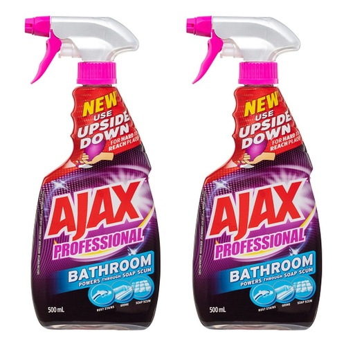 Ajax Professional Bathroom Disinfectant Spray 500mL Pack of 2