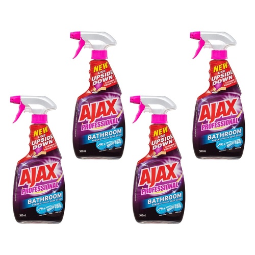 Ajax Professional Bathroom Disinfectant Spray 500mL Pack of 4