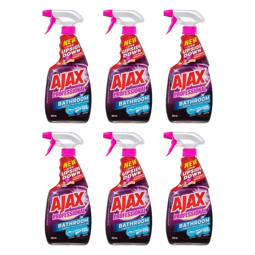 Ajax Professional Bathroom Disinfectant Spray 500mL Pack of 6
