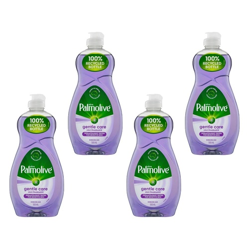 Palmolive Dishwashing Liquid Gentle Care Ultra 500mL Pack of 4