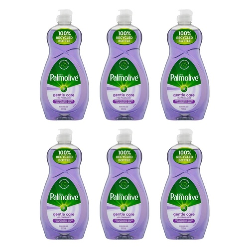 Palmolive Dishwashing Liquid Gentle Care Ultra 500mL Pack of 6