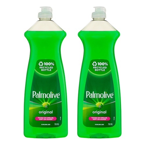 Palmolive Dishwashing Liquid Original 750mL Pack of 2