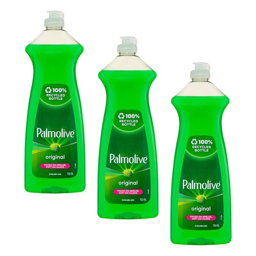 Palmolive Dishwashing Liquid Original 750mL Pack of 3