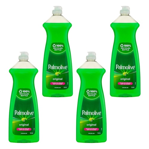 Palmolive Dishwashing Liquid Original 750mL Pack of 4