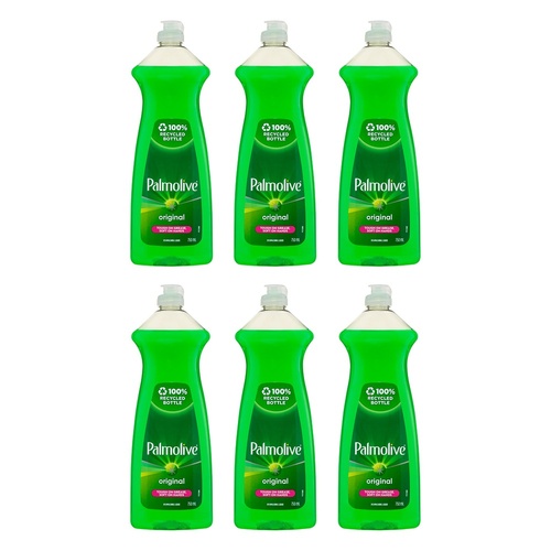 Palmolive Dishwashing Liquid Original 750mL Pack of 6
