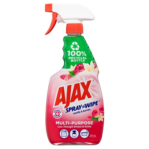 Ajax Spray n' Wipe Vanilla & Berries 475mL