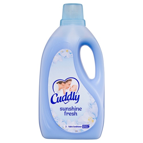 Cuddly Sunshine Fresh Fabric Conditioner 2L Laundry Softener x 6
