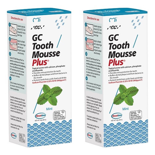GC Mousse Plus Mint 40g Pack of 2