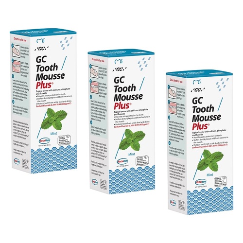GC Mousse Plus Mint 40g Pack of 3