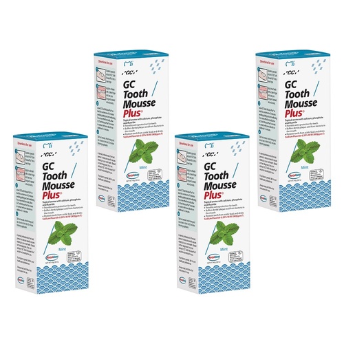 GC Mousse Plus Mint 40g Pack of 4