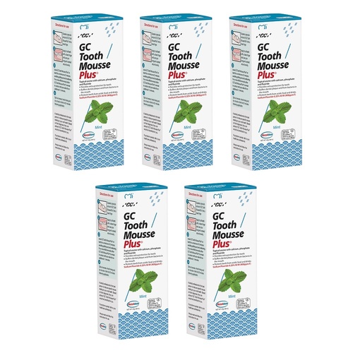 GC Mousse Plus Mint 40g Pack of 5